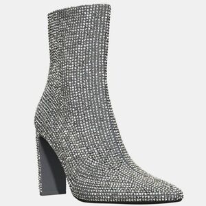 Zara | Shoes | Zara Rhinestone Heeled Ankle Boots | Size 7.5 NWT Gorgeous❣️❣️